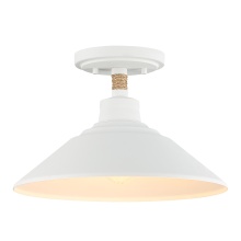 Golden Canada 3318-SF NWT - Golden Lighting Journey 1-light Semi-Flush Mount in Natural White